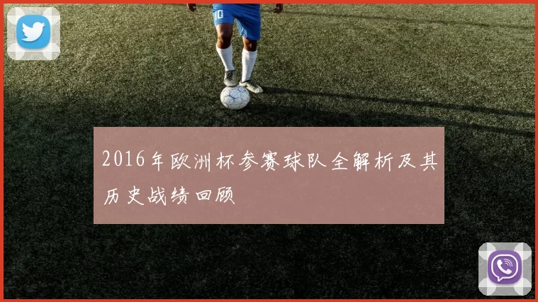 2016年欧洲杯参赛球队全解析及其历史战绩回顾